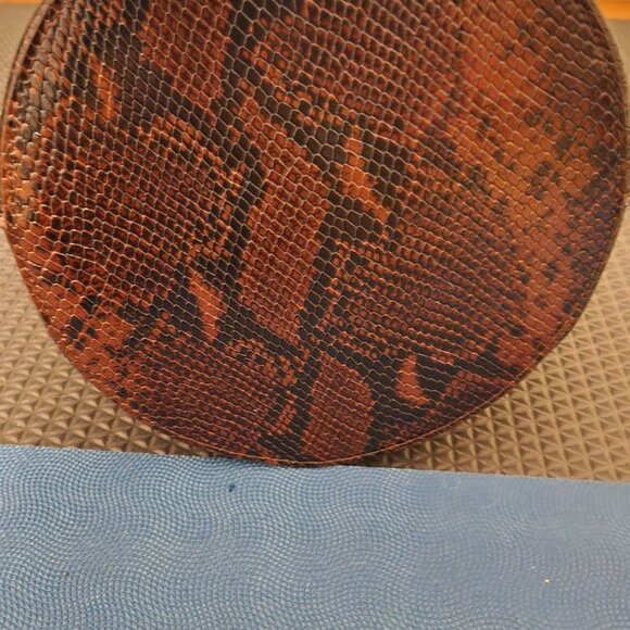 Sezane Romie bag Brown Python print - Picture 4 of 8